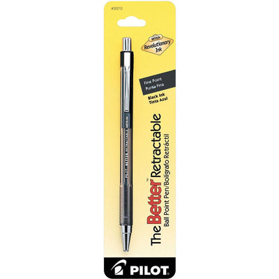 Pilot Better Retractable Pen Fine Point Black
