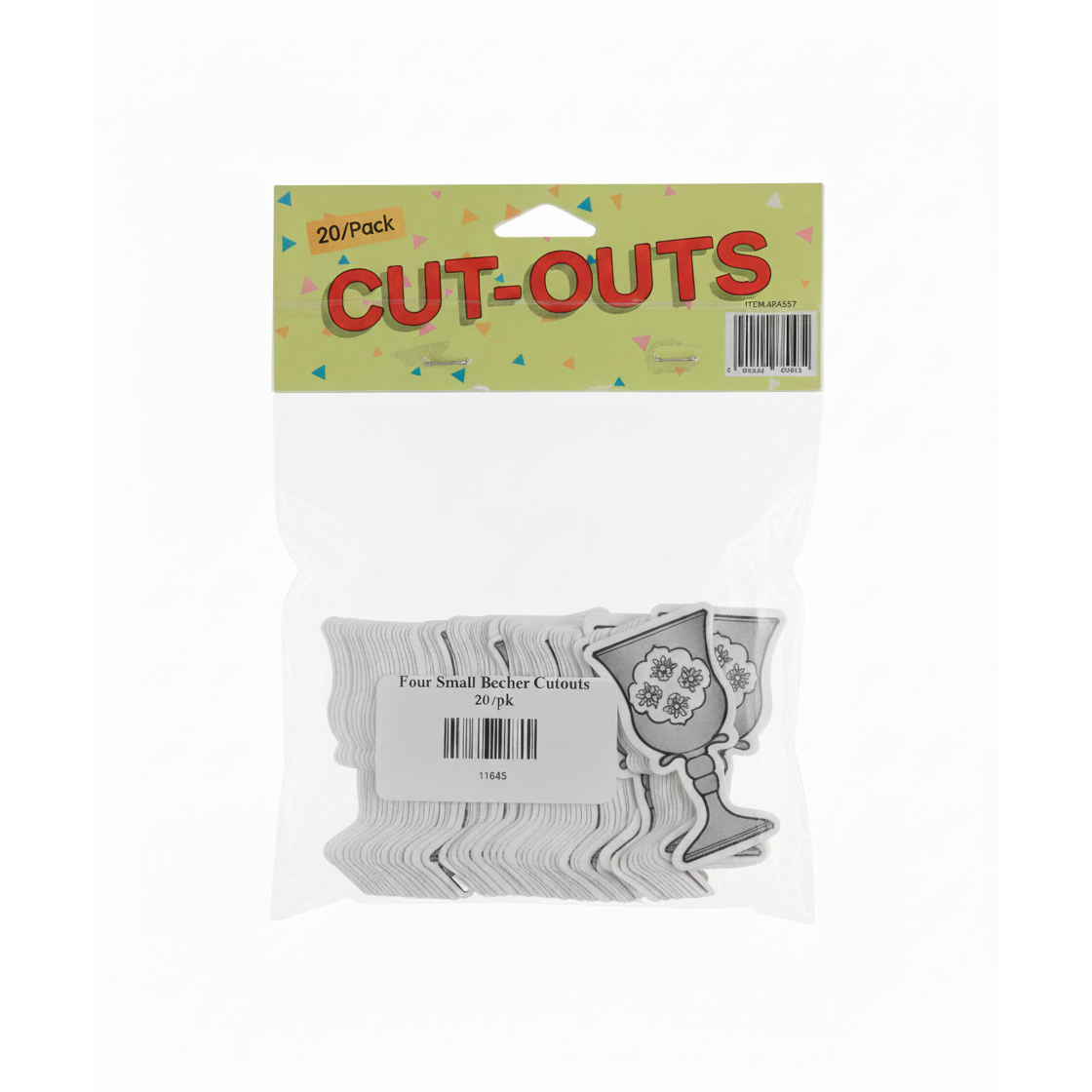 Four Small Becher Cutouts 20/pk (discontinued)