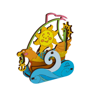 Sailboat DIY 3D Wooden Puzzle