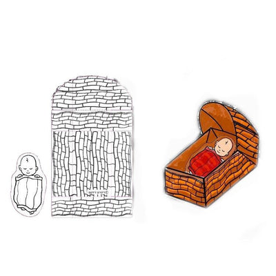 Moshe In The Box Decoration 36/pk 9" x 5 1/2" (discontinued)