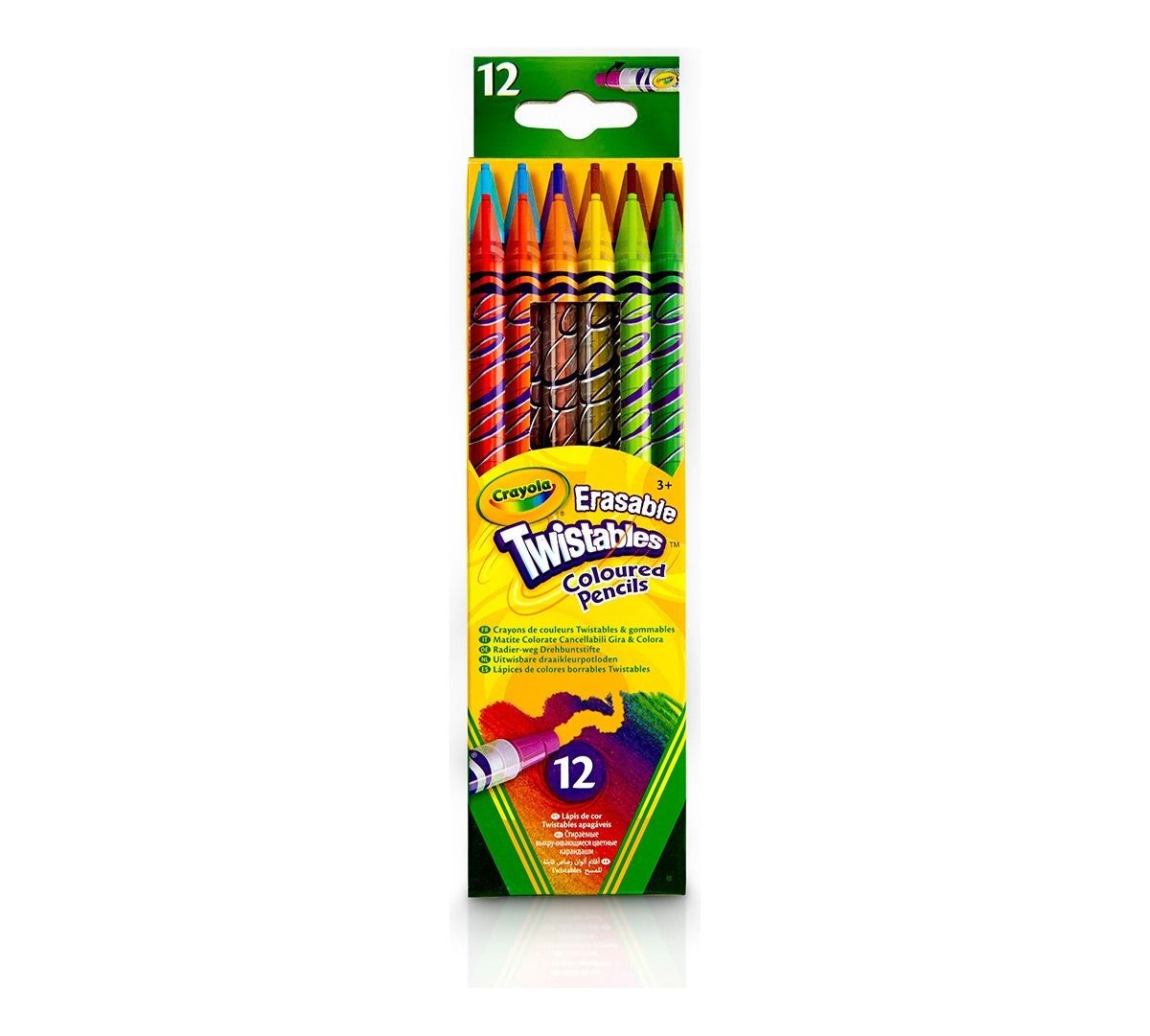 Crayola Erasable Twistables Colored Pencils, 12 Count