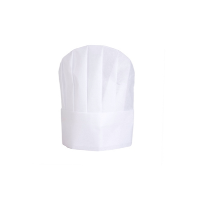 Disposable Chef Hat 25/pk White
