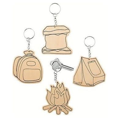 Color your own camp keychain 12/pk