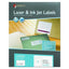 White Laser Labels 100/pk (30/pg) avery# AVE30600