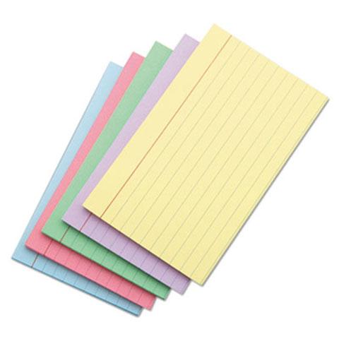 Index Cards 100/Pack (Ruled, White, 4" x 6")