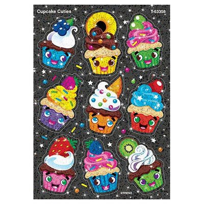 Cupcake Cuties Stickers 18/pk (2 Sheets)