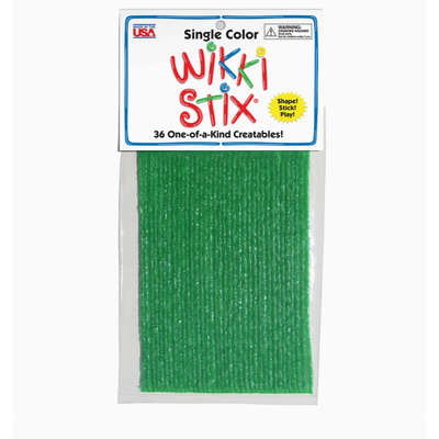 Wikki Stix Single Color Pak Light Green 6" 36/pk
