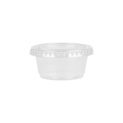 Portion Cups with Lids 2oz. 25/pk