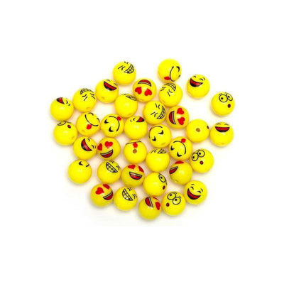 Smiley Expressions Fun Pack Emoji Beads 36pc (Closeout)