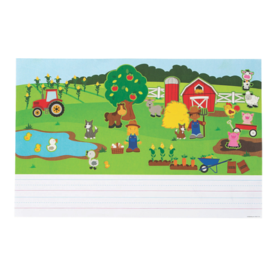 Create & Write Farm Giant Sticker Scenes - 12 Pc.