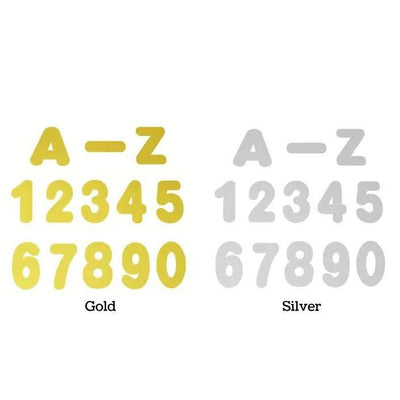 Letters And Number Cutouts 4" Assortment Pack