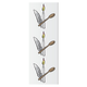 Bedikas Chometz Feather Candle Spoon 2.5"-2" Die-cut Stickers 6/pk
