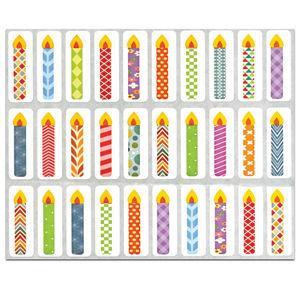 Candle Stickers 10/Sheets