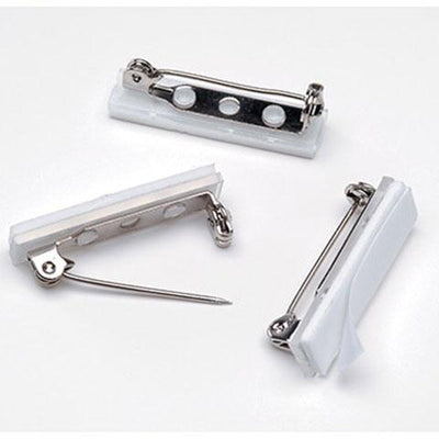 Adhesive Pin Backs Steel 1" 144/pk