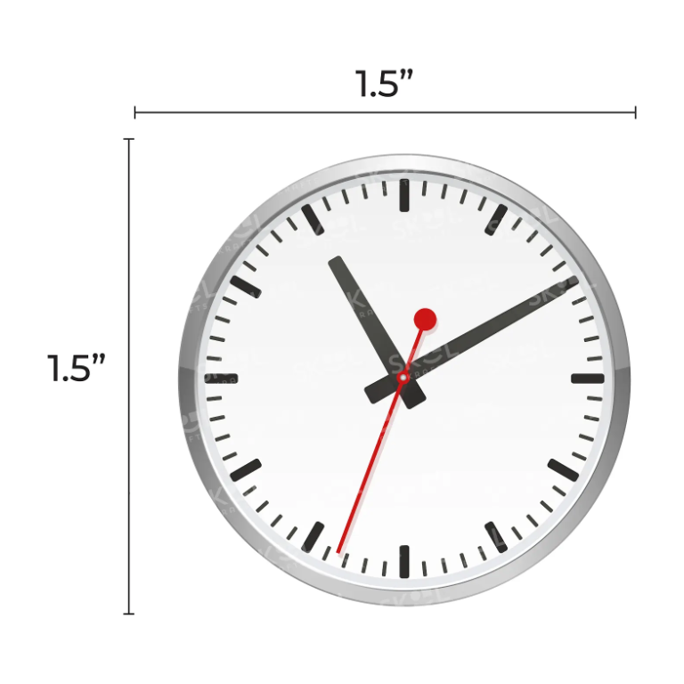 Clock 1.5-inch 20/pk
