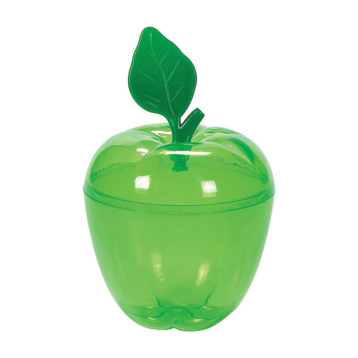 Green Apple BPA-Free Plastic Favor Containers 4 3/4" 12/pk