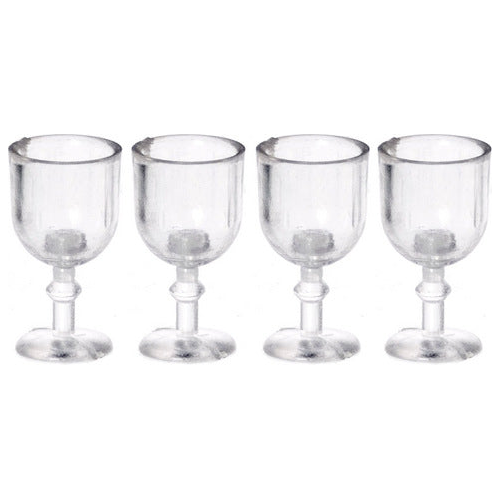 Clear Miniature Glasses 4/pk