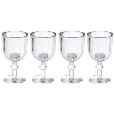 Clear Miniature Glasses 4/pk