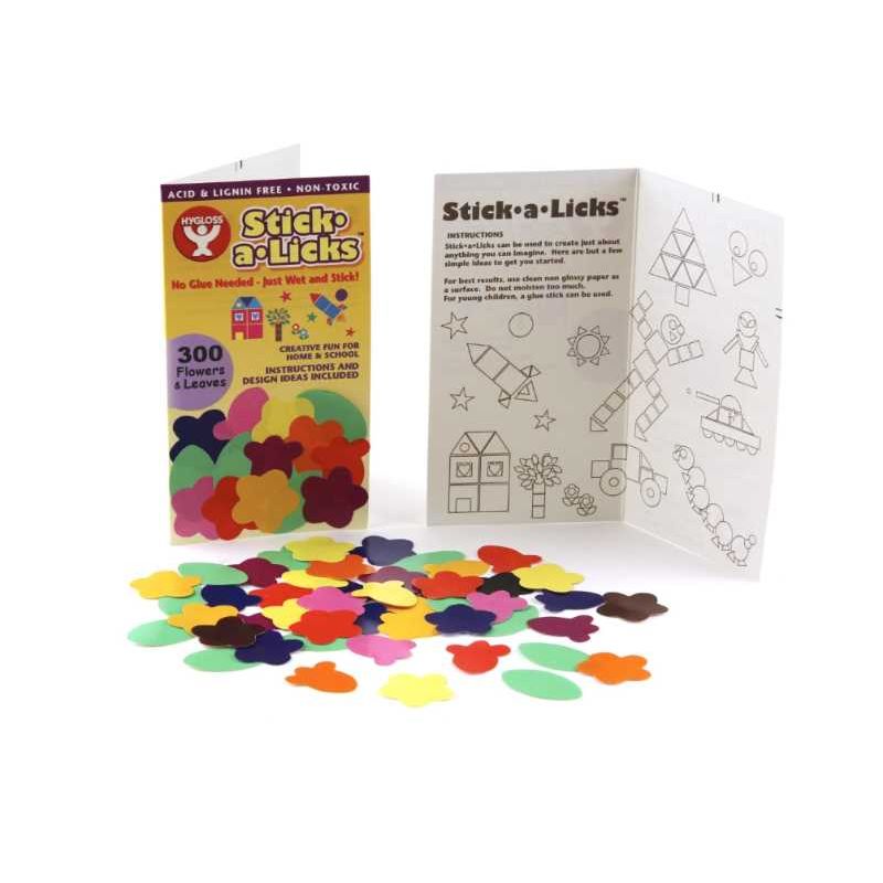 Stick-A-Licks Flowers & Leaves (1" 2000/pk)
