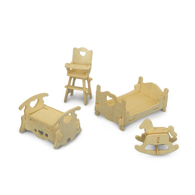 3D Puzzles -Childrens Bedroom 9"Lx7.31"Wx0.25"H