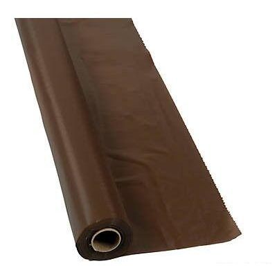 Plastic Brown Tablecloth Roll 40" x 100ft