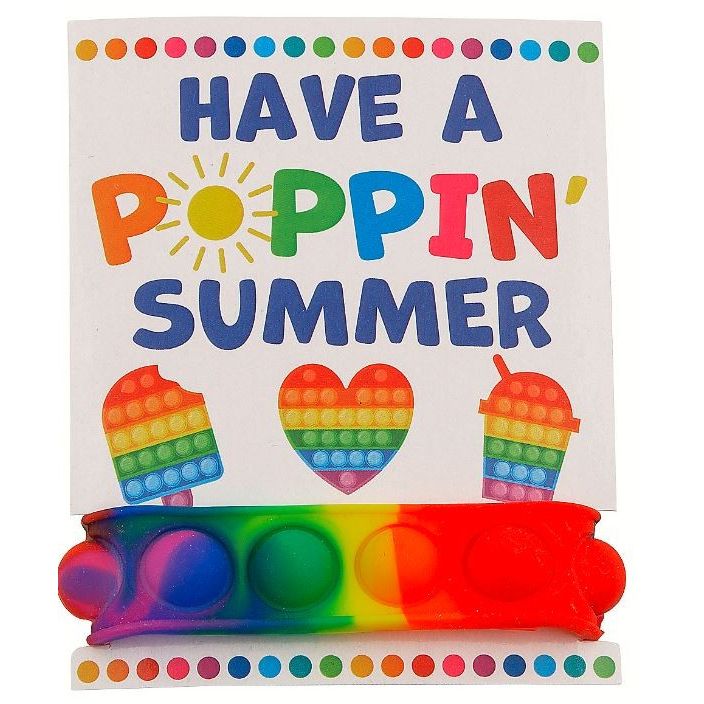 Have a poppin summer card with popping bracelet 12/pk