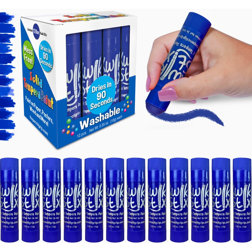Kwik Stix Solid Paint Bulk Blue 12 Count
