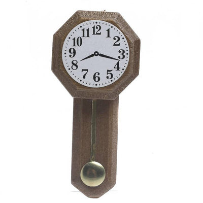 Miniature Pendulum Wall Clock 2.75"