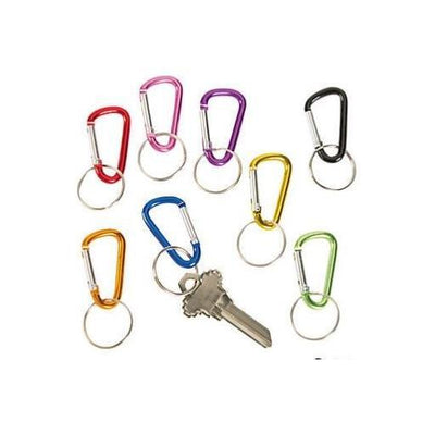 Mini Clip Carabiner Keychains 1" 48/pk