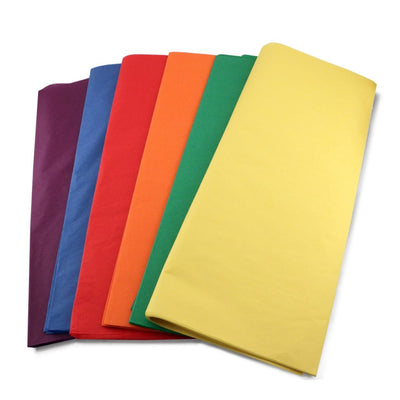 Non Bleeding Tissue Paper Assorted Colors 144 Sheets 20" x 30"