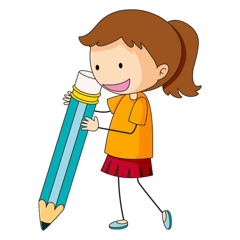 Girl school mascot accents 4" x 6" 30/pk