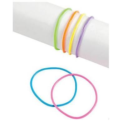 Neon Jelly Bracelets 144/pk
