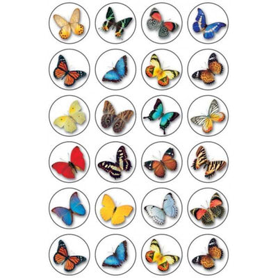 Butterfly Stickers 3/4" (10 Sheets)