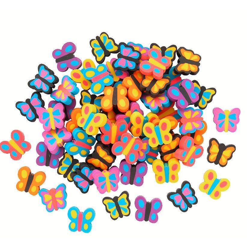 Butterfly Mini Erasers 300/pk