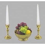 mini Fruit Bowl with Candlesticks