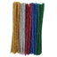Chenille Stem 6mm Tinsel Sparkle Assorted Colors 12" 100/pk