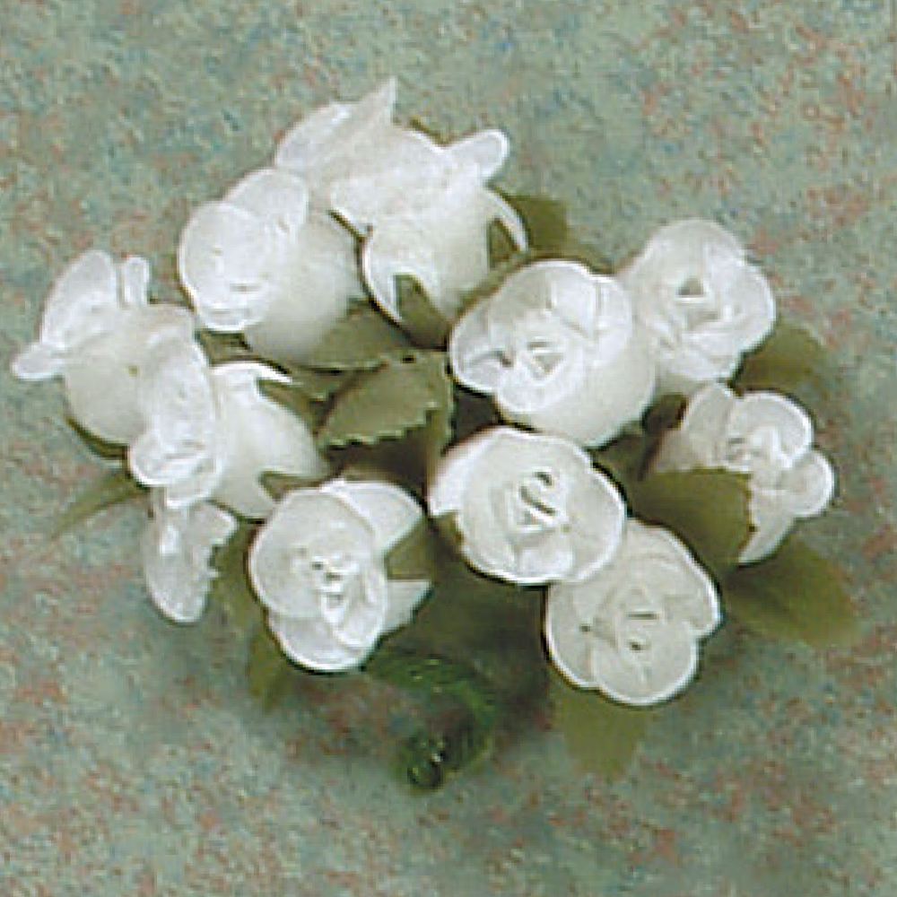 Poly Rose White color, 144/pk
