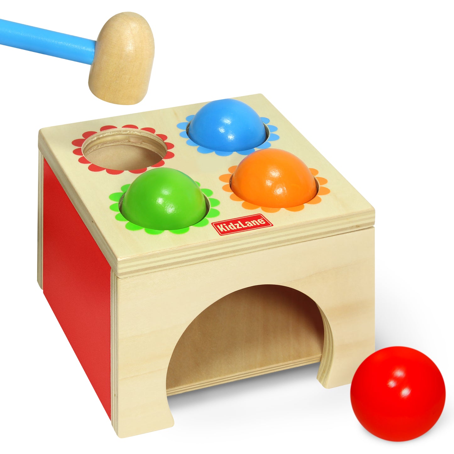 Wooden Hammer and Ball Set