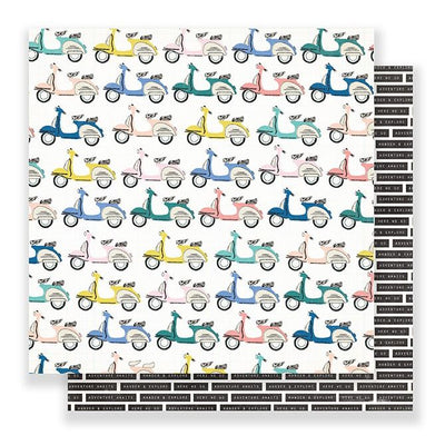 Patterned  Paper Here & There - 12X12 - City Views