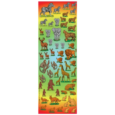 Wild Animals Stickers small (6 Sheets)