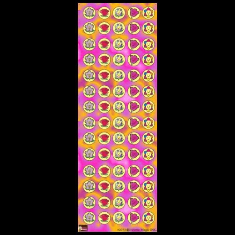 Flower Animated Jumbo Dots (25 Sheets)