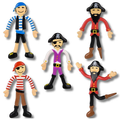 Bendable Pirate 3.75" 24/pk