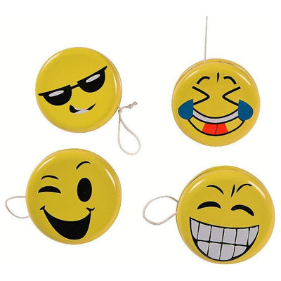 Emoji Face Yo Yos 2" 12/pk