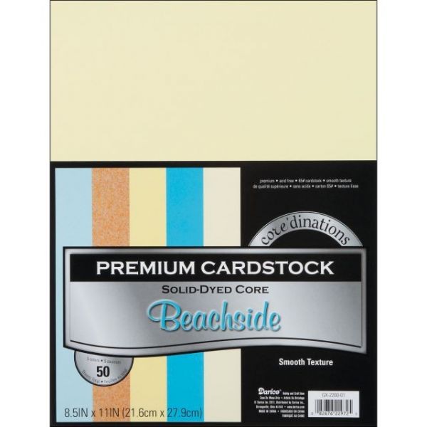 Premium Smooth Beachside Cardstock 50/pk