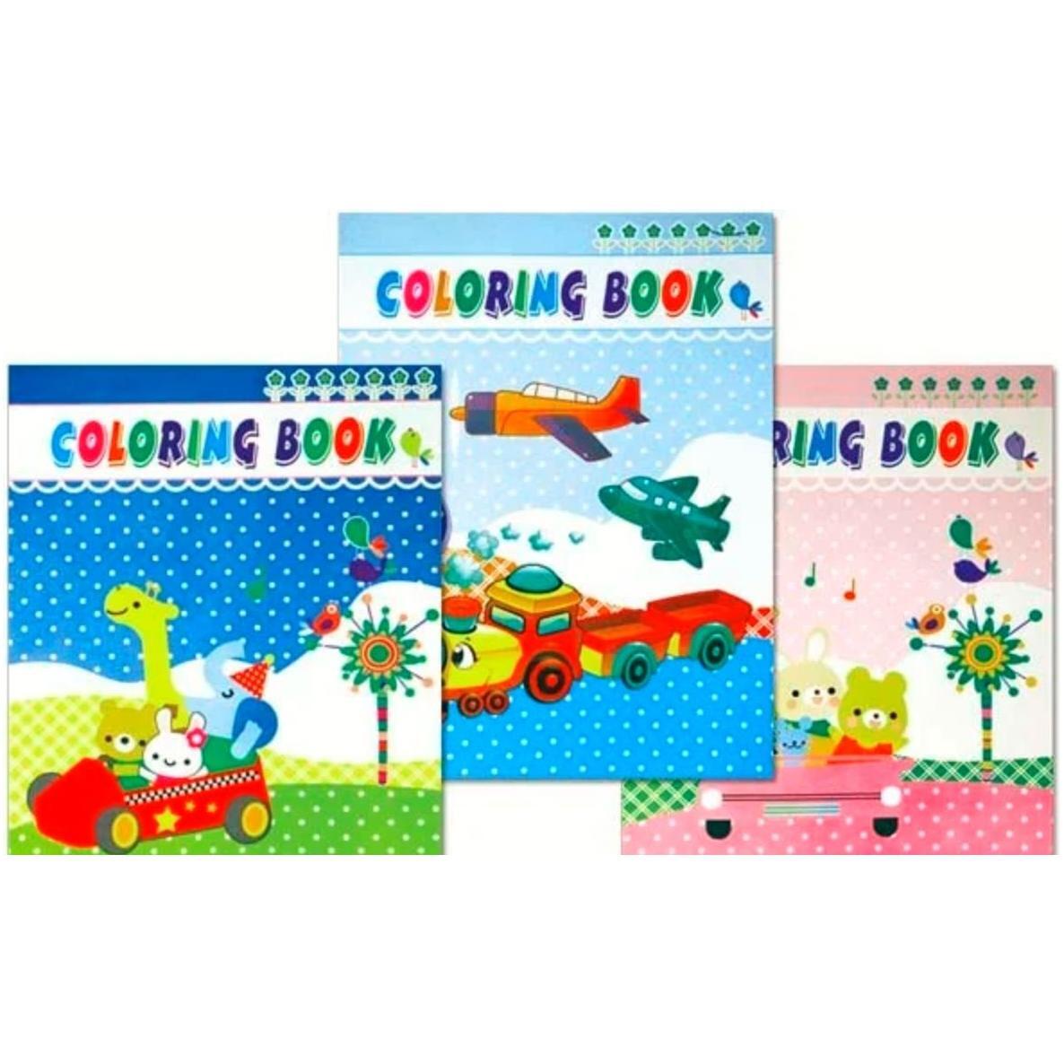 Coloring Book with stickers