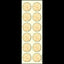 Matzah stickers (1.5", 25 Sheets)