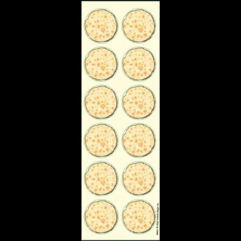 Matzah stickers (1.5", 25 Sheets)