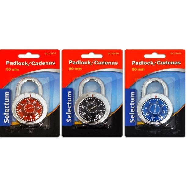 Combination Pad lock 1/pk