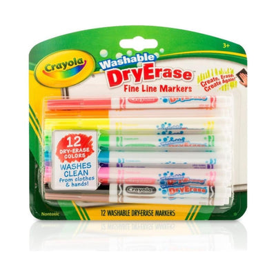 Crayola Washable dry erase fine line marker 12ct (Discontinued)