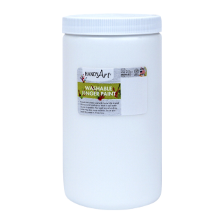 Washable Finger Paint, Quart, White